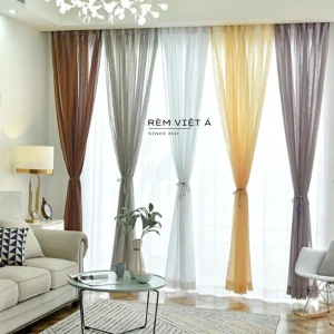Rèm voan đũi Vintage