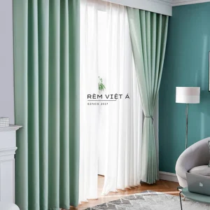 Rèm Cửa Màu Xanh Mint