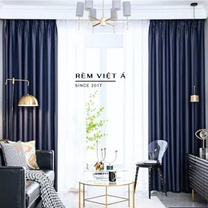 Rèm Màu Xanh Than